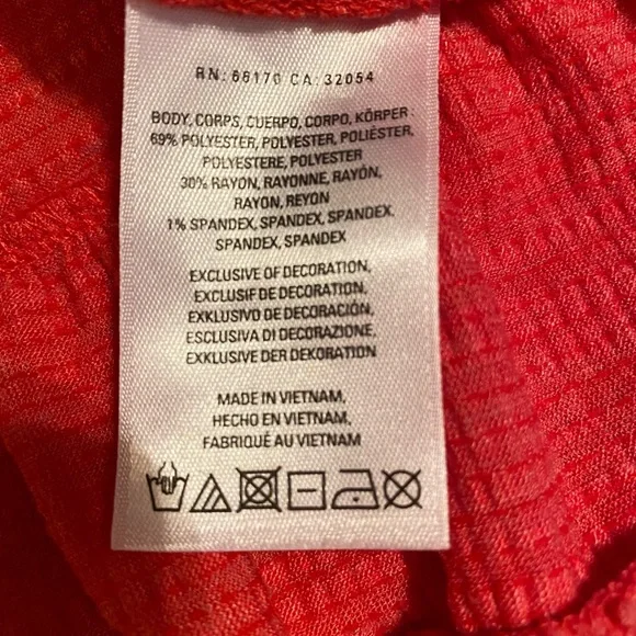 Anthropologie Deletta Thea Pink Babydoll Peplum Tiered Long Sleeves Top - Picture 11 of 11